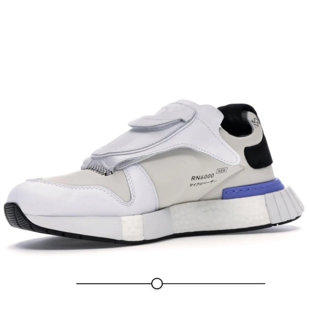 Adidas Futurepacer Boost Sneaker in White/ Grey/Black - Picture 15 of 16